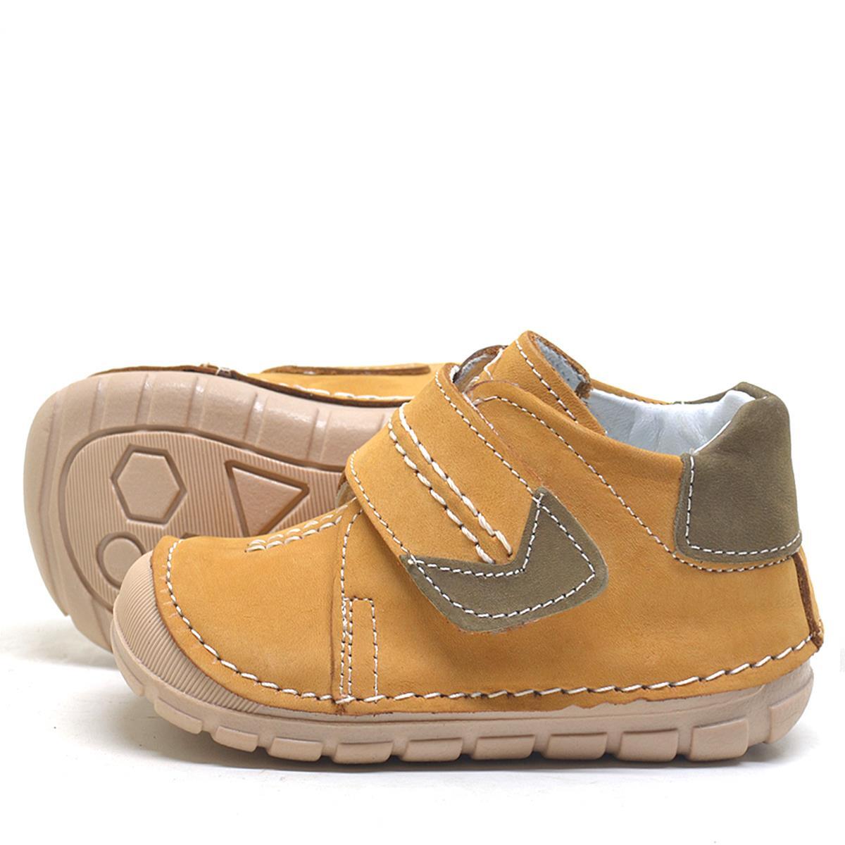 Rakerplus Popeye Hakiki Deri Taba İlk Adım Unisex Bebek Ayakkabısı - 10