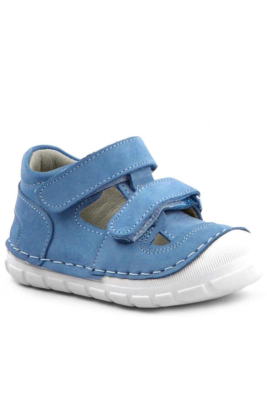 حذاء Rakerplus Ruby من الجلد الطبيعي باللون الأزرق للصيف من First Step - 2
