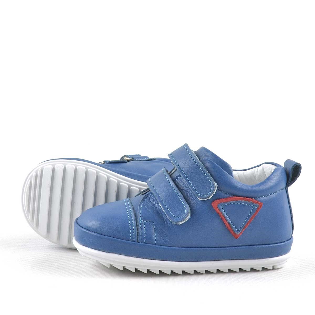 Rakerplus Scrat Hakiki Deri Mavi İlk Adım Ayakkabısı - 5