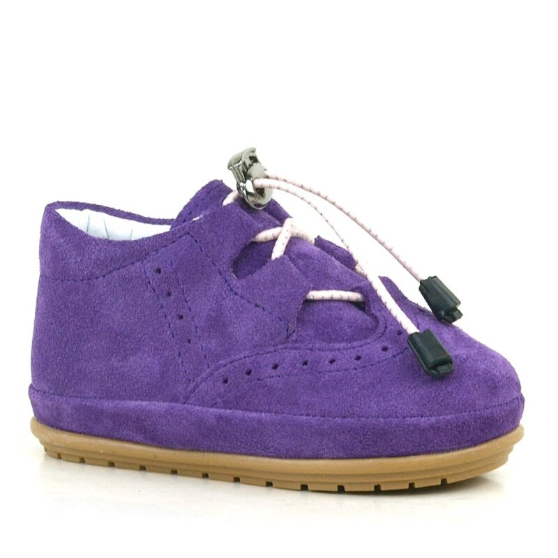 Rakerplus Genuine Leather Purple Anatomical First Steps Baby Shoes - Rakerplus