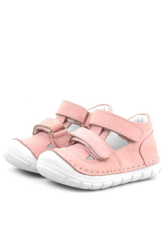 Rakerplus Ruby Genuine Leather Pink Summer First Steps Shoes - 3