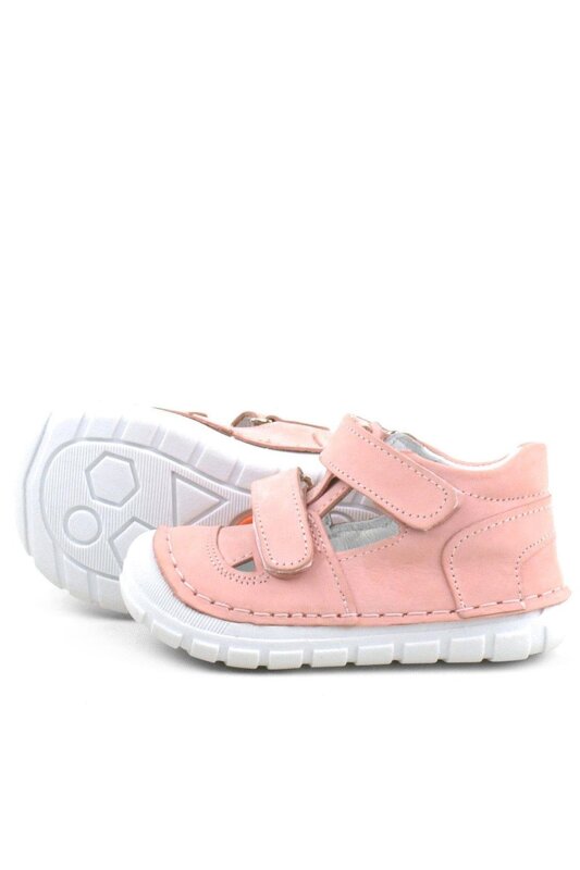 Rakerplus Ruby Genuine Leather Pink Summer First Steps Shoes - 5
