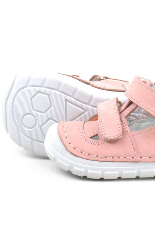 Rakerplus Ruby Genuine Leather Pink Summer First Steps Shoes - 7