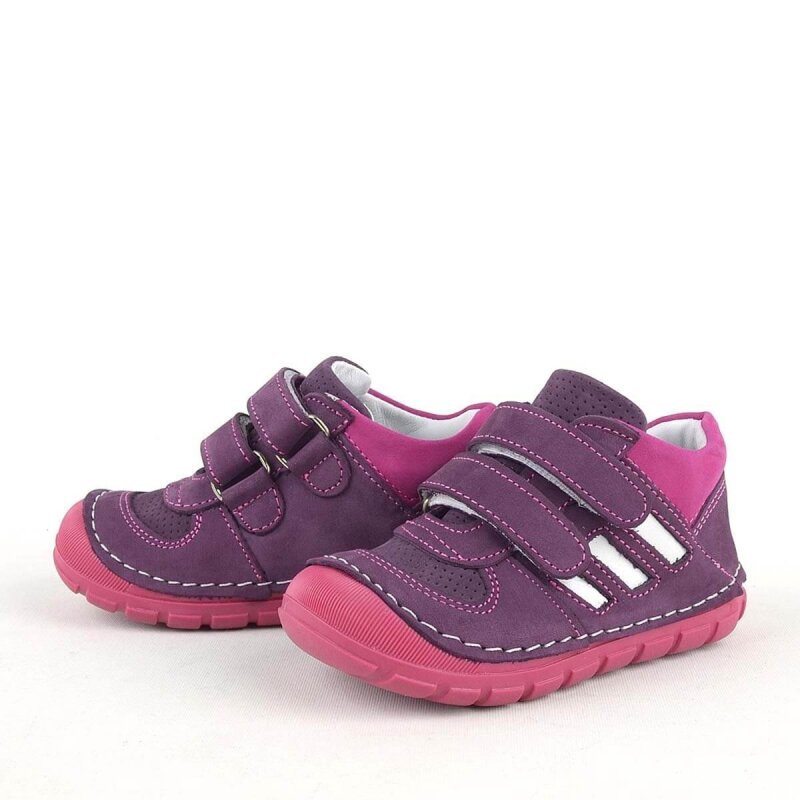 حذاء راكر بلس جريزى من الجلد الطبيعي باللون البنفسجي للبنات من فيرست ستيب - 4