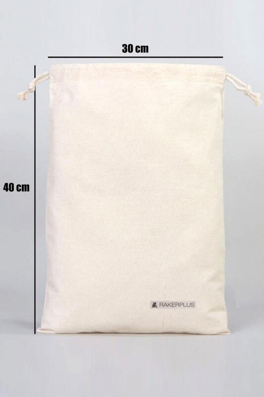 Rakerplus 30x40 cm Ham Bez Büzgülü Ayakkabı Torbası - 2
