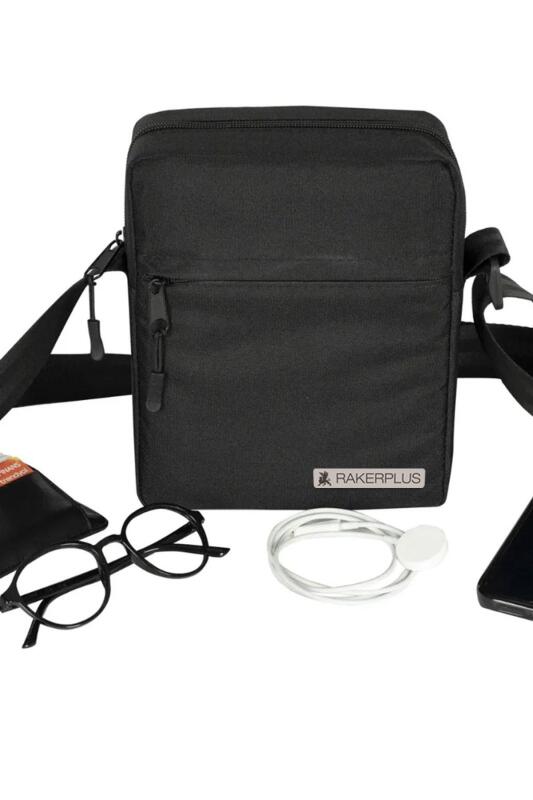 Rakerplus Siyah 20x16x8 cm Unisex Omuz Çantası - 7