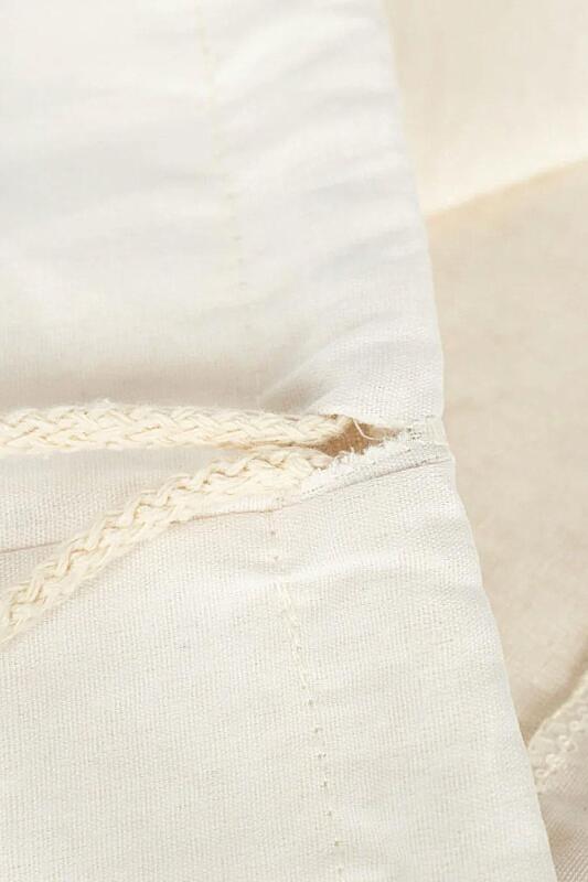 Rakerplus Tbons Özel Tasarım 35x40 cm Unisex Ham Bez Büzgülü Sırt Ayakkabı Çantası - 6