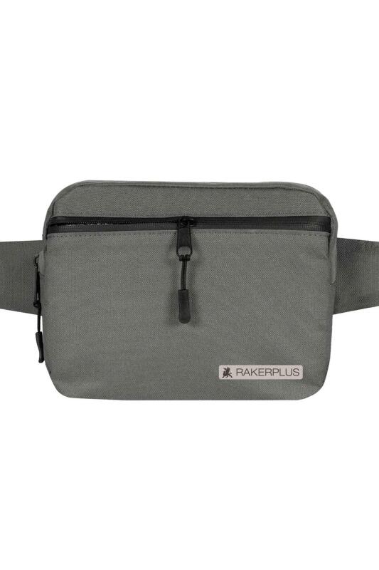 Rakerplus Gri Unisex Minimal 21x15x5 cm Bel ve Göğüs Çantası - 2