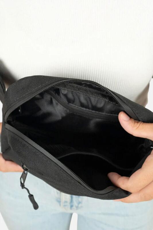 Rakerplus Siyah Unisex Minimal 21x15x5 cm Bel ve Göğüs Çantası - 4