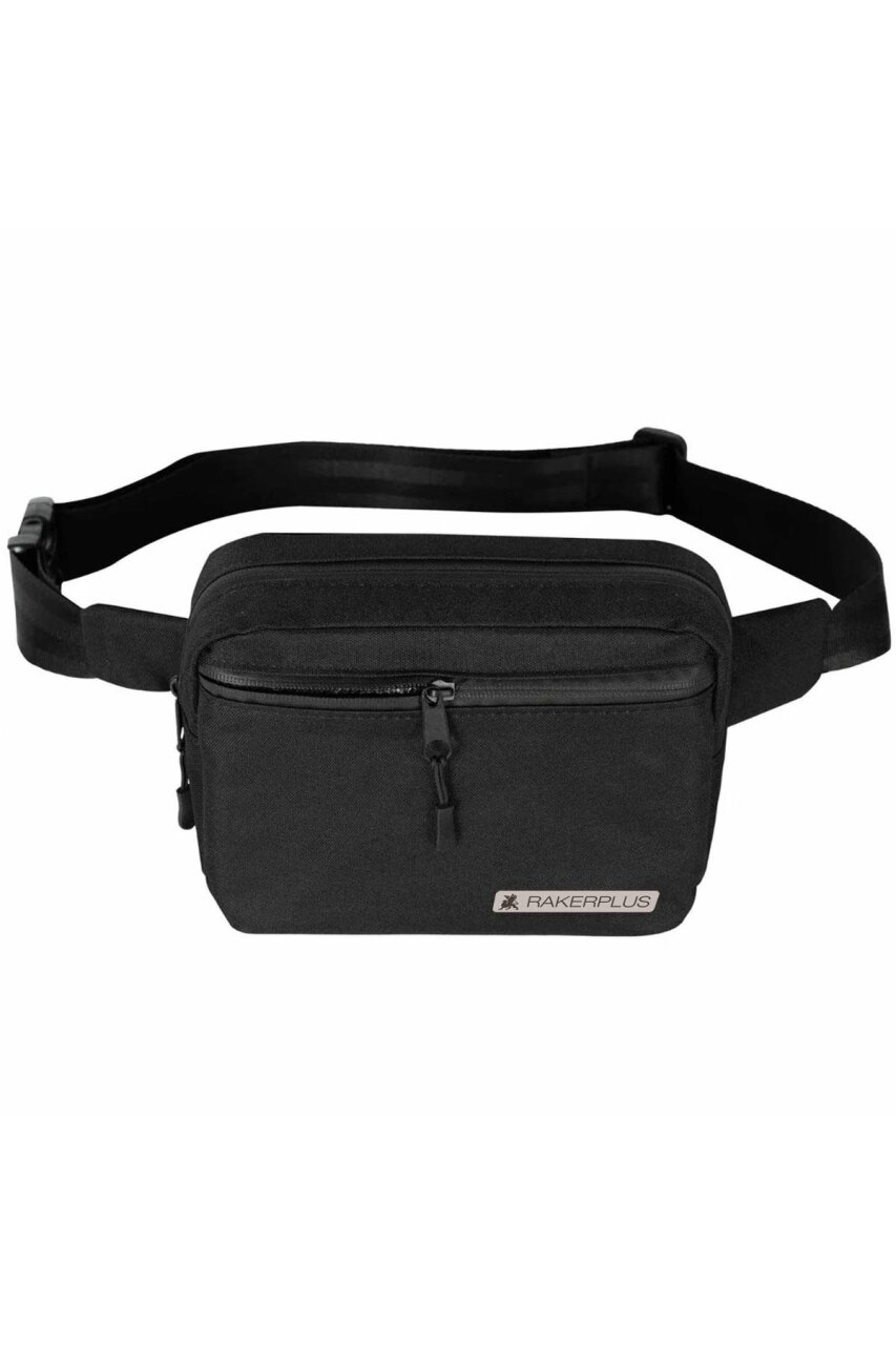 Rakerplus Siyah Unisex Minimal 21x15x5 cm Bel ve Göğüs Çantası - 8