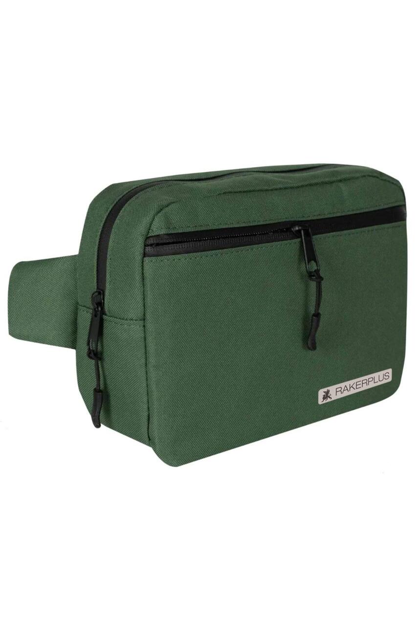 Rakerplus Yeşil Unisex Minimal 21x15x5 cm Bel ve Göğüs Çantası - 1