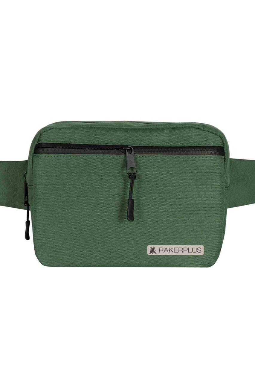 Rakerplus Yeşil Unisex Minimal 21x15x5 cm Bel ve Göğüs Çantası - 2
