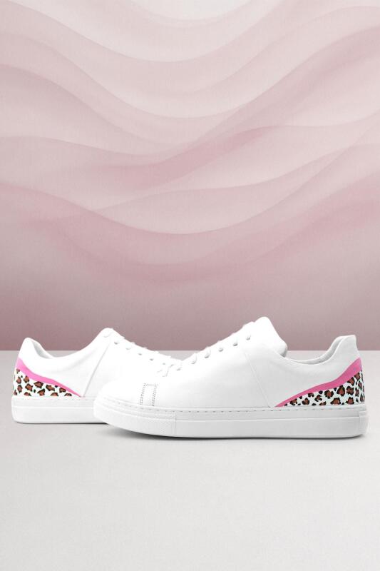 Rakerplus Tbons Özel Tasarım Beyaz Hakiki Deri Kadın Bağcıklı Sneaker Ayakkabı - Rakerplus