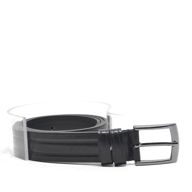 Rakerplus Hakiki Deri Siyah Klasik Erkek Çocuk Kemer - 2