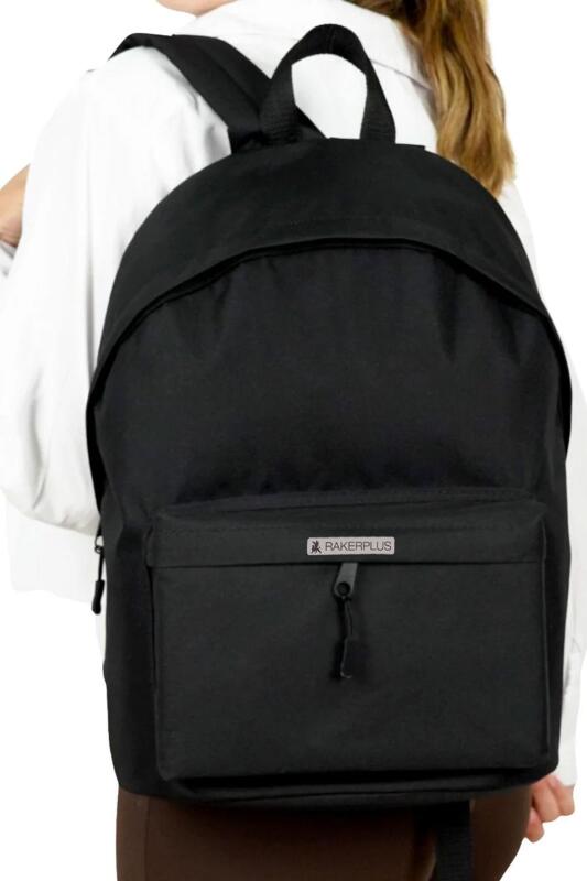 Rakerplus Siyah 42x29x14 cm Unisex Klasik Sırt Okul Çantası - 5