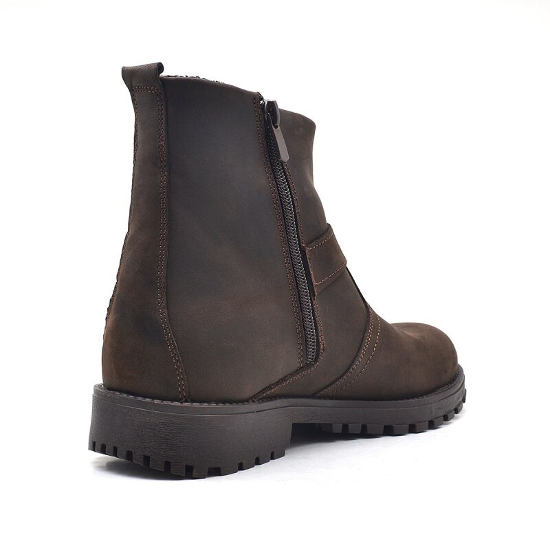 حذاء أطفال شتوي بسحاب من الجلد الطبيعي من Rakerplus Chiron - 3