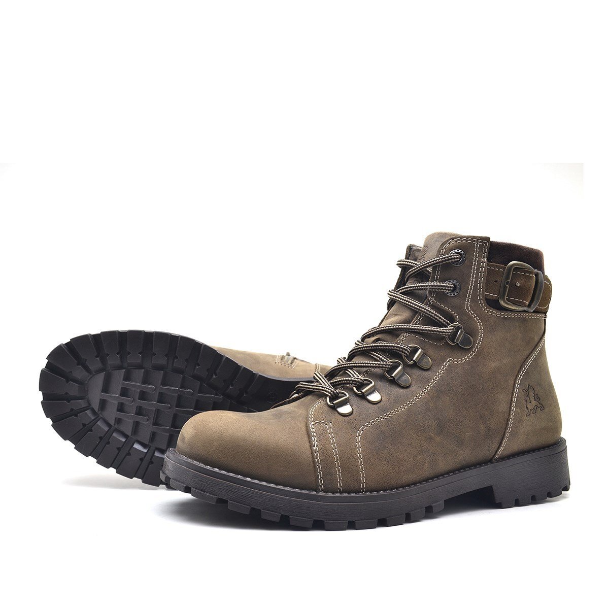 حذاء شتوي للأطفال من جلد طبيعي بسحاب من Rakerplus Griffon - 5