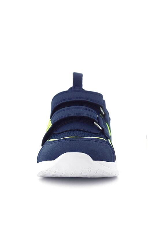 Rakerplus Lacivert Sarı Cırt Cırtlı Erkek Çocuk Spor Ayakkabı - 4