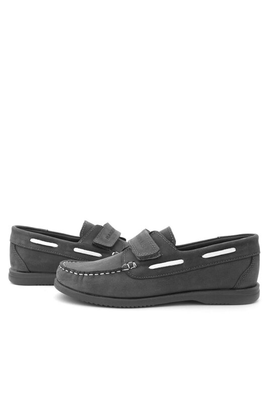 حذاء Rakerplus Simurg من الجلد الطبيعي باللون الرمادي للأولاد - 8