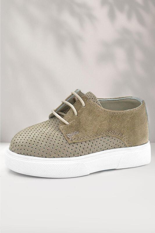 Rakerplus Genuine Leather Mink Elasticated Boys' Casual Shoes - Rakerplus