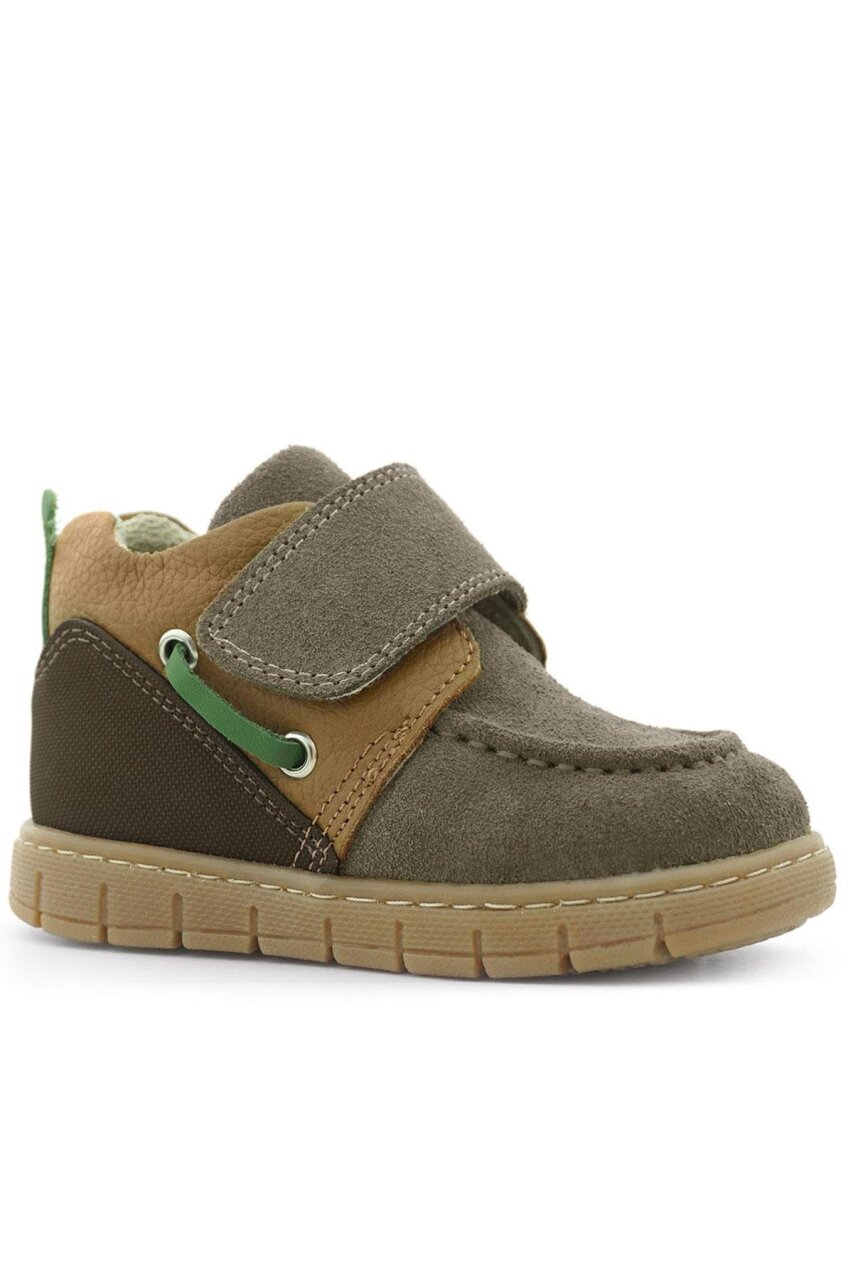 Rakerplus Hakiki Deri Kum Kahve Cırt Cırtlı Bebek Bot - 2