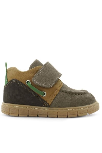 Rakerplus Hakiki Deri Kum Kahve Cırt Cırtlı Bebek Bot - 3