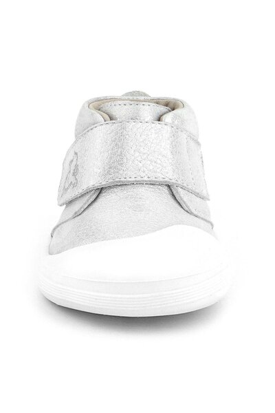 Rakerplus Yoohoo Hakiki Deri Beyaz Simli Cırtlı Unisex Bebek Bot - 4