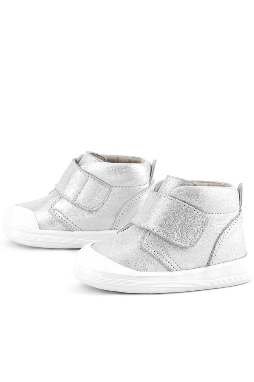 Rakerplus Yoohoo Hakiki Deri Beyaz Simli Cırtlı Unisex Bebek Bot - 6