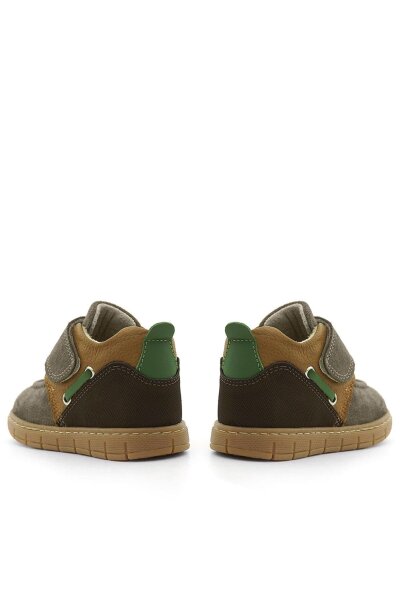 Rakerplus Hakiki Deri Kum Kahve Cırt Cırtlı Bebek Bot - 9