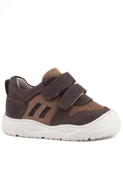 Rakerplus Schaggy Genuine Leather Brown Baby Sneakers - Rakerplus