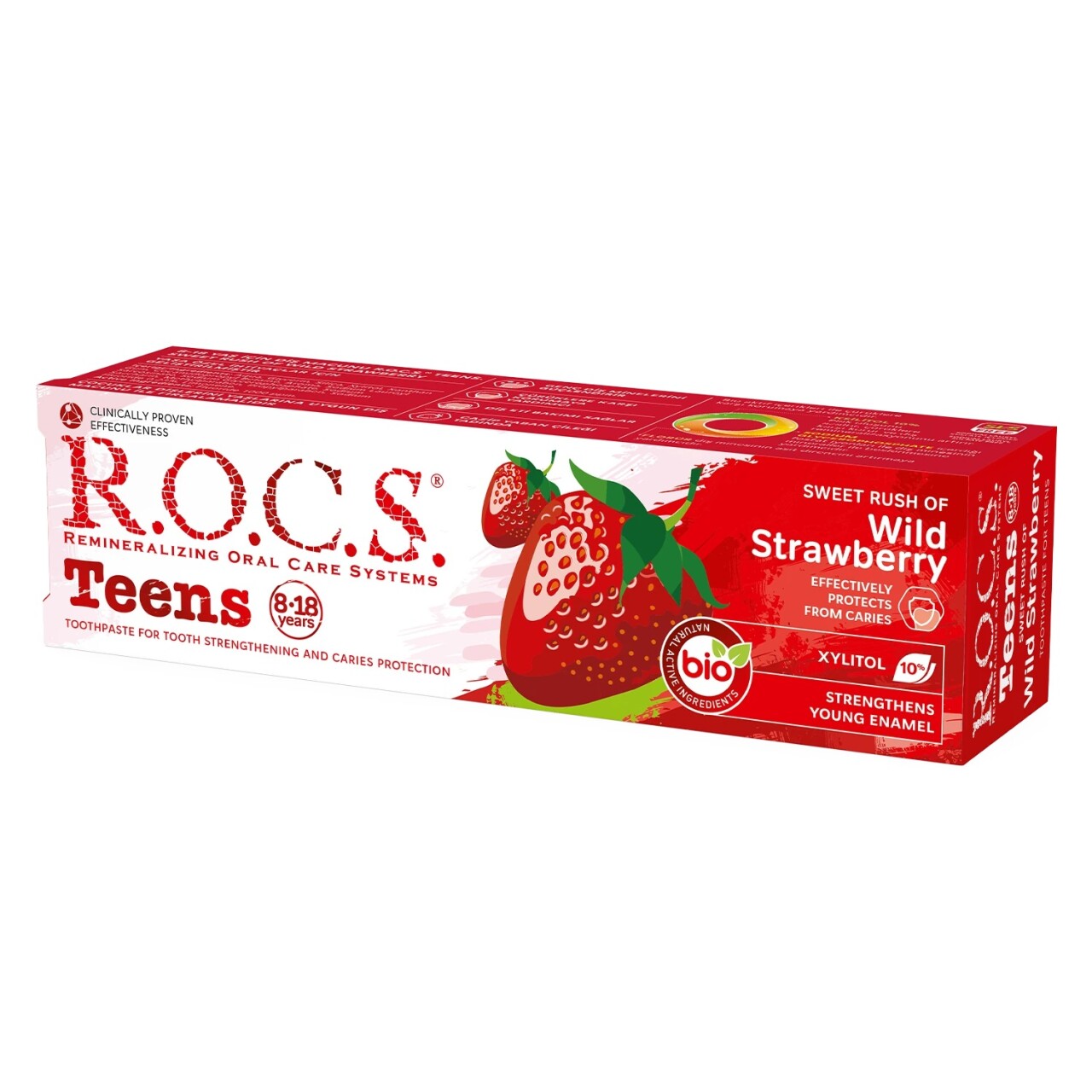 R.O.C.S. Teen Yaban Çileği Diş Macunu 8-18 Yaş 60 ml - 2