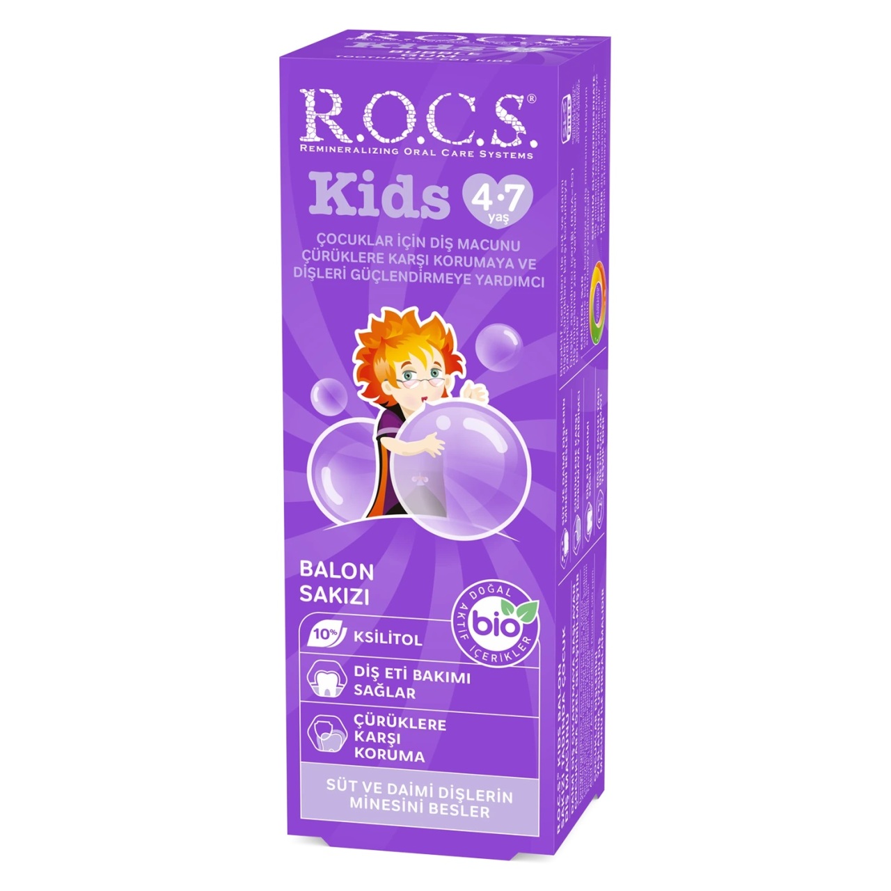 R.O.C.S.Kids Diş Macunu 4-7 Yaş 35 ml Sakız - 1