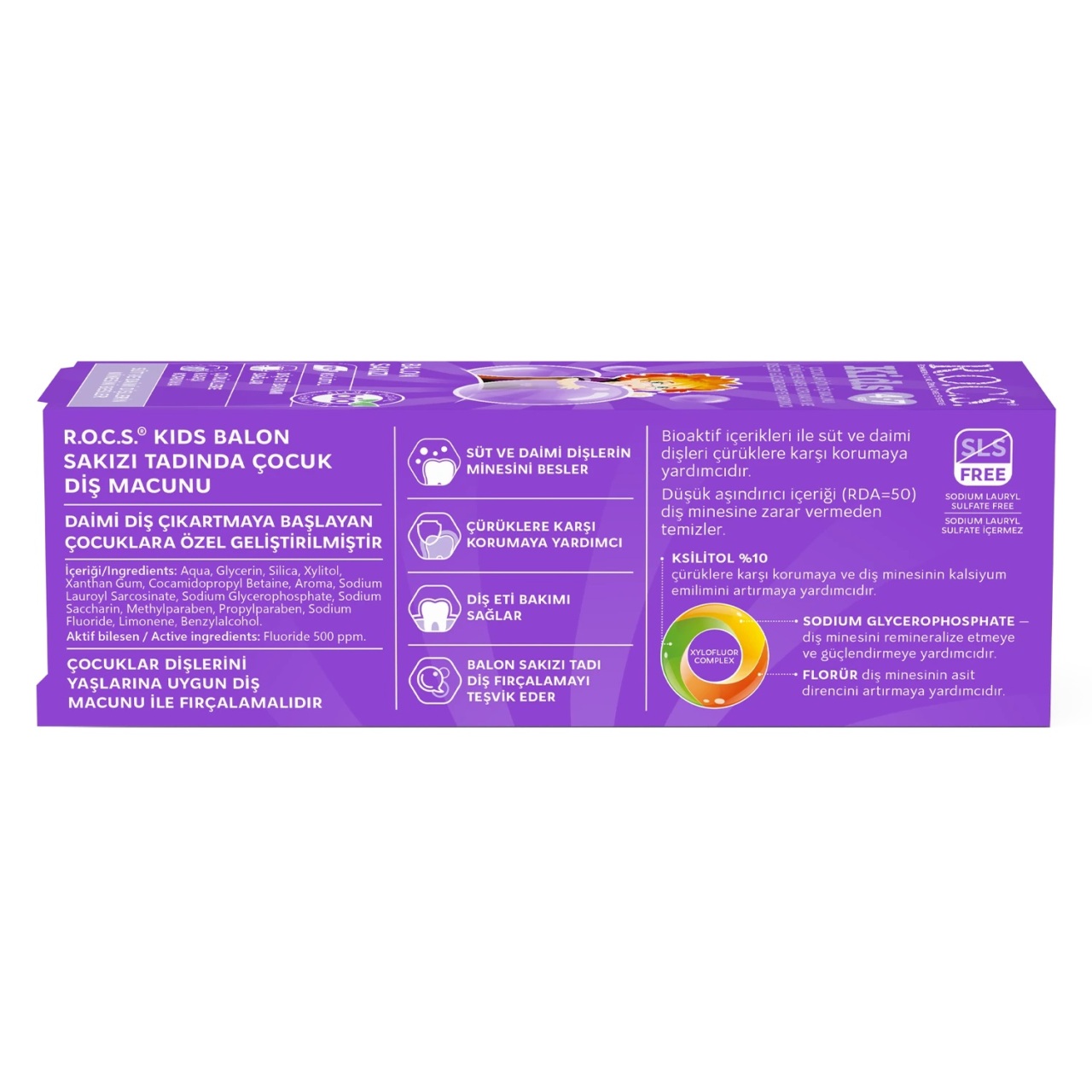 R.O.C.S.Kids Diş Macunu 4-7 Yaş 35 ml Sakız - 4