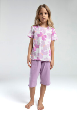 Kız Çocuk Pijama Takım 2-7 Yaş 3596-2 Lila - RolyPoly