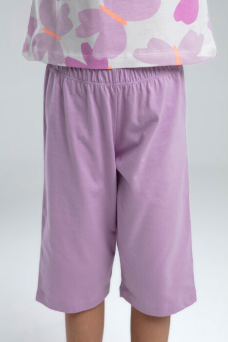 Kız Çocuk Pijama Takım 2-7 Yaş 3596-2 Lila - 3