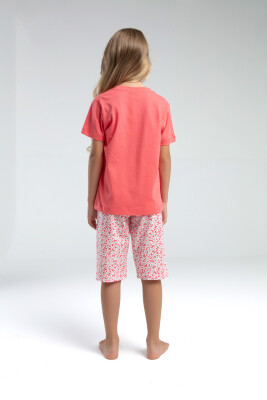 Kız Çocuk Pijama Takım 9-14 Yaş 3612 Nar - 5