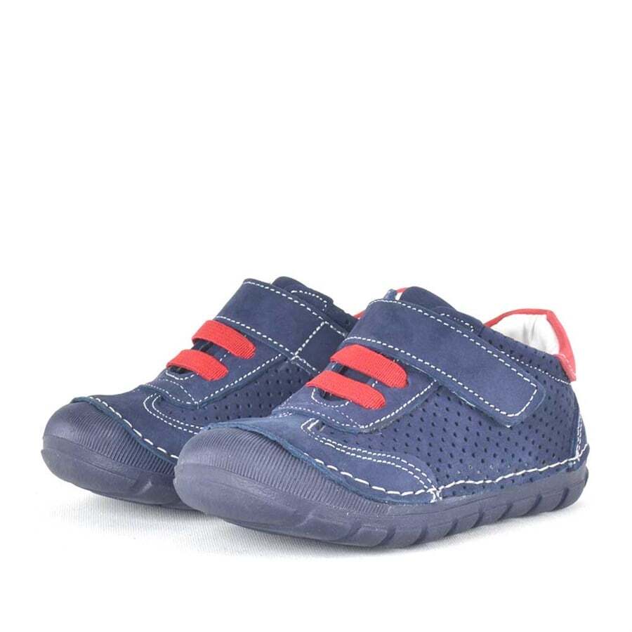 Hakiki Deri Lacivert İlk Adım Erkek Bebek Ayakkabı - 3