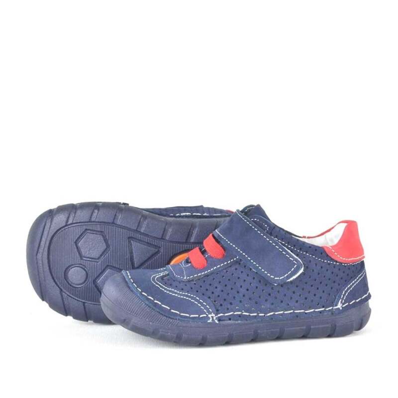Hakiki Deri Lacivert İlk Adım Erkek Bebek Ayakkabı - 4