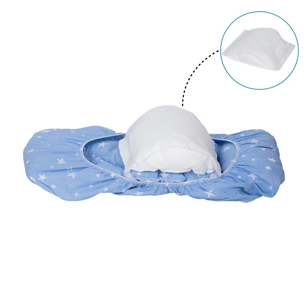 Sevi Bebe Bel Destekli Ana Kucağı Örtüsü ART-61 Mavi Yıldız - 2