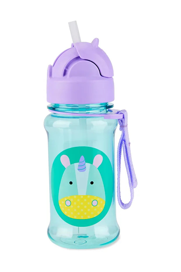 وعاء شرب تريتان من سكيب هوب بتصميم يونيكورن مع ماصة - 1
