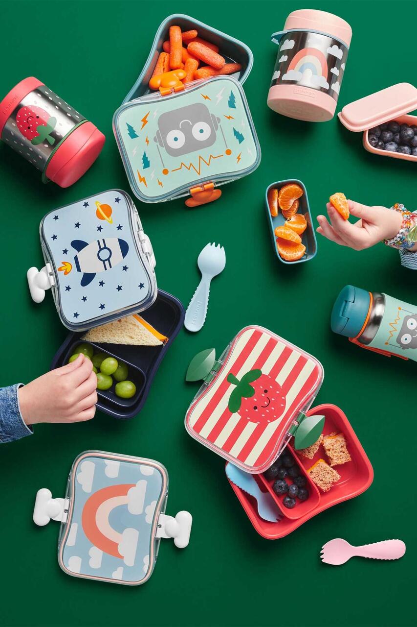 Skip Hop Zoo Paslanmaz Çelik Termos 325 ml Robot - 5