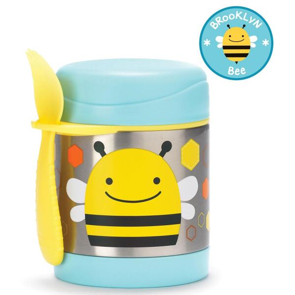 Skip Hop Zoo Paslanmaz Çelik Termos 325 ml Arı - Skip Hop