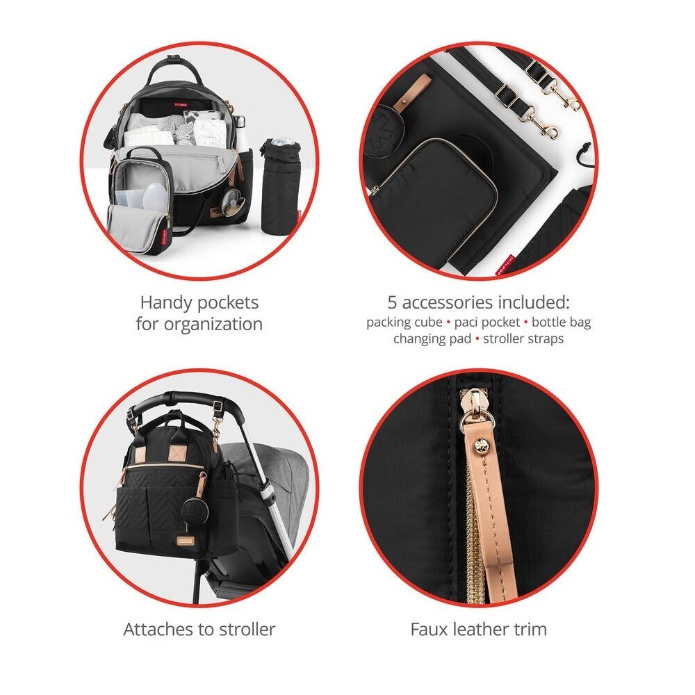 حقيبة ظهر سكيب هوب الرئيسية (VIP) سوداء - 3