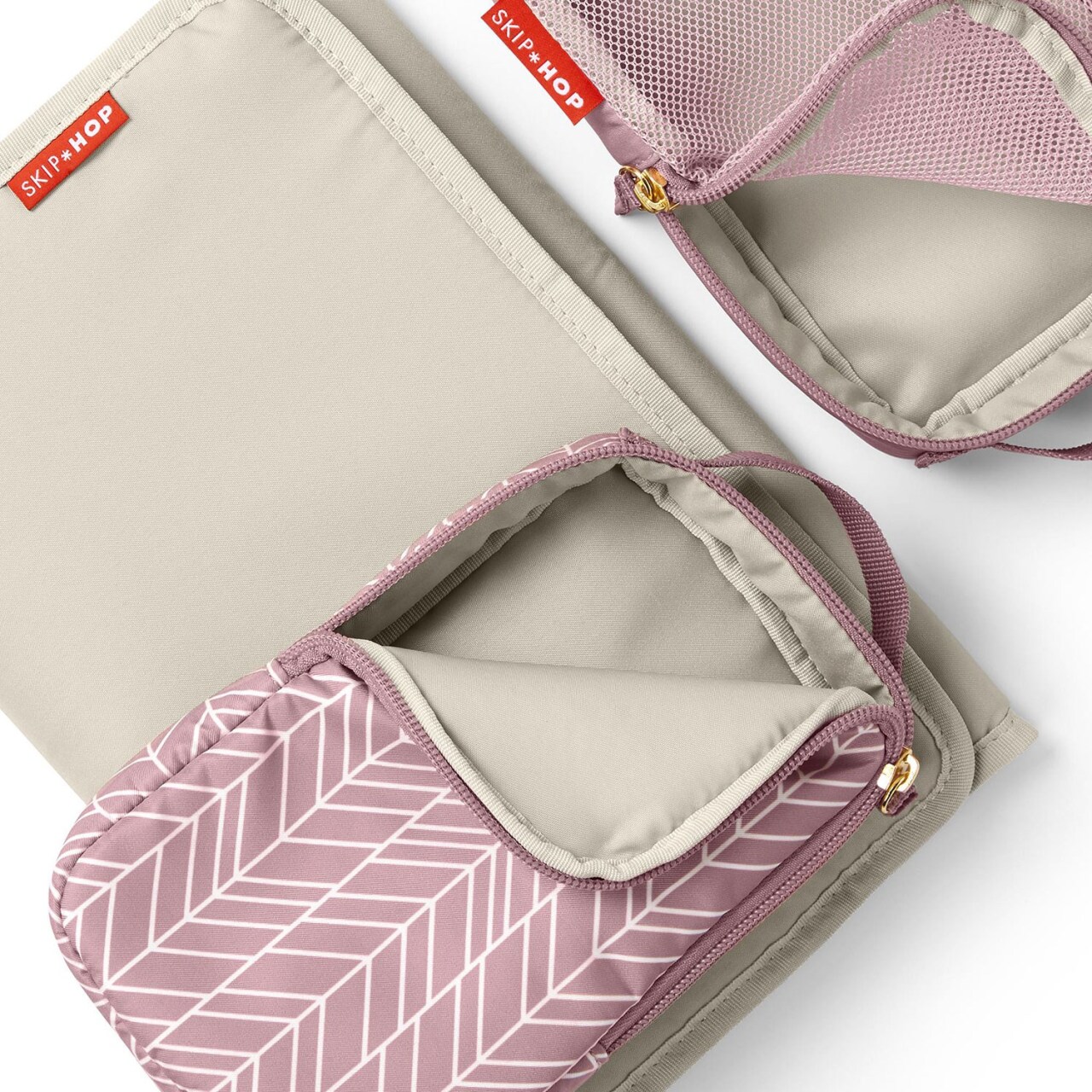 حقيبة ظهر من قماش جيرسي من سكيب هوب، لون وردي - 5
