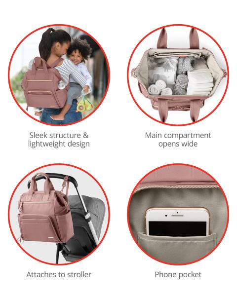 حقيبة يد سكيب هوب مين فريم وردية - 3