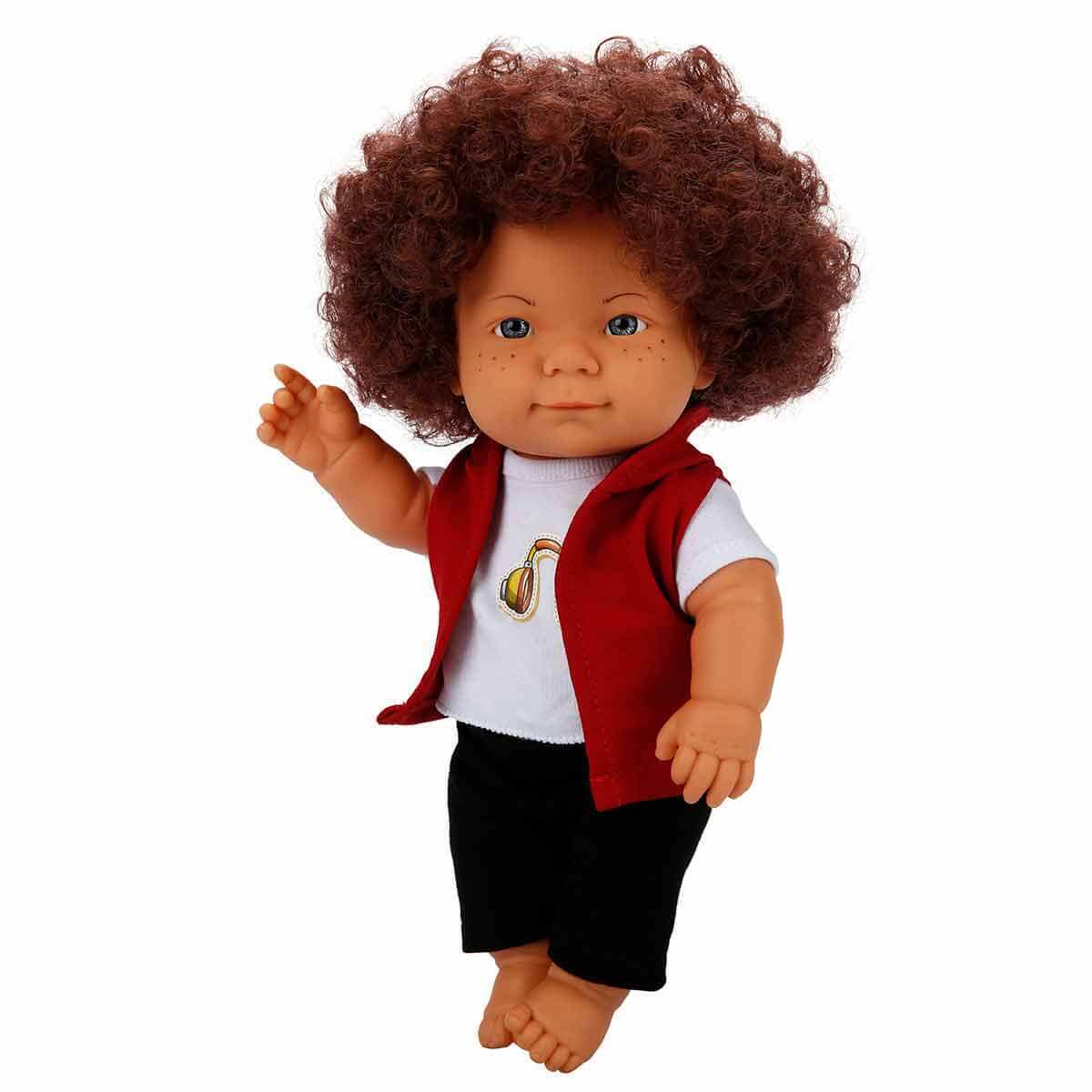 Sunman Kıvırcık Saçlı Curly Bebek 35 Cm - 4