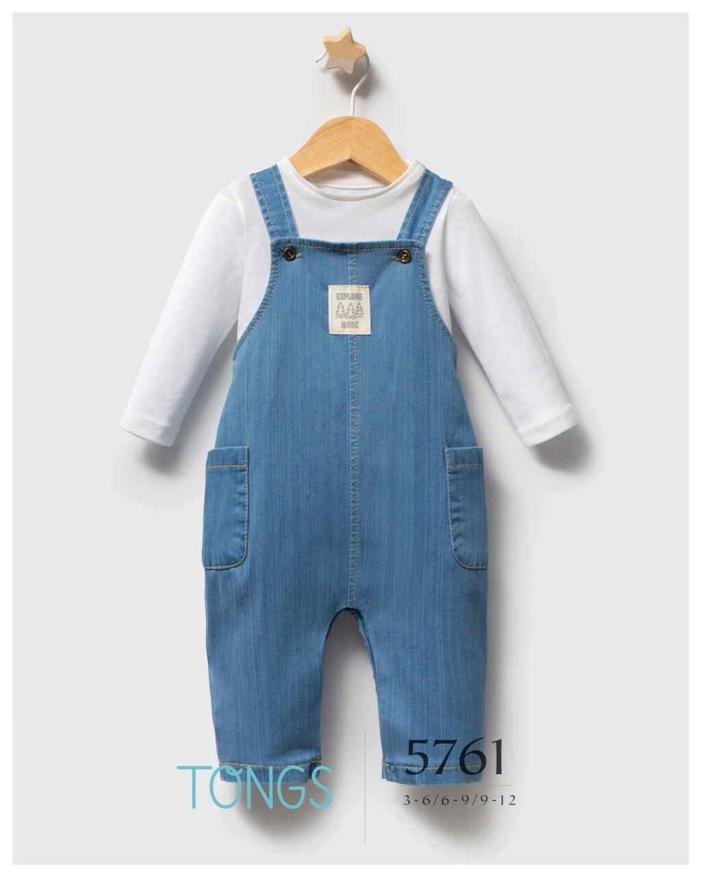 Tongs Enjoy The Ride Salopet 5761 Mavi - 1