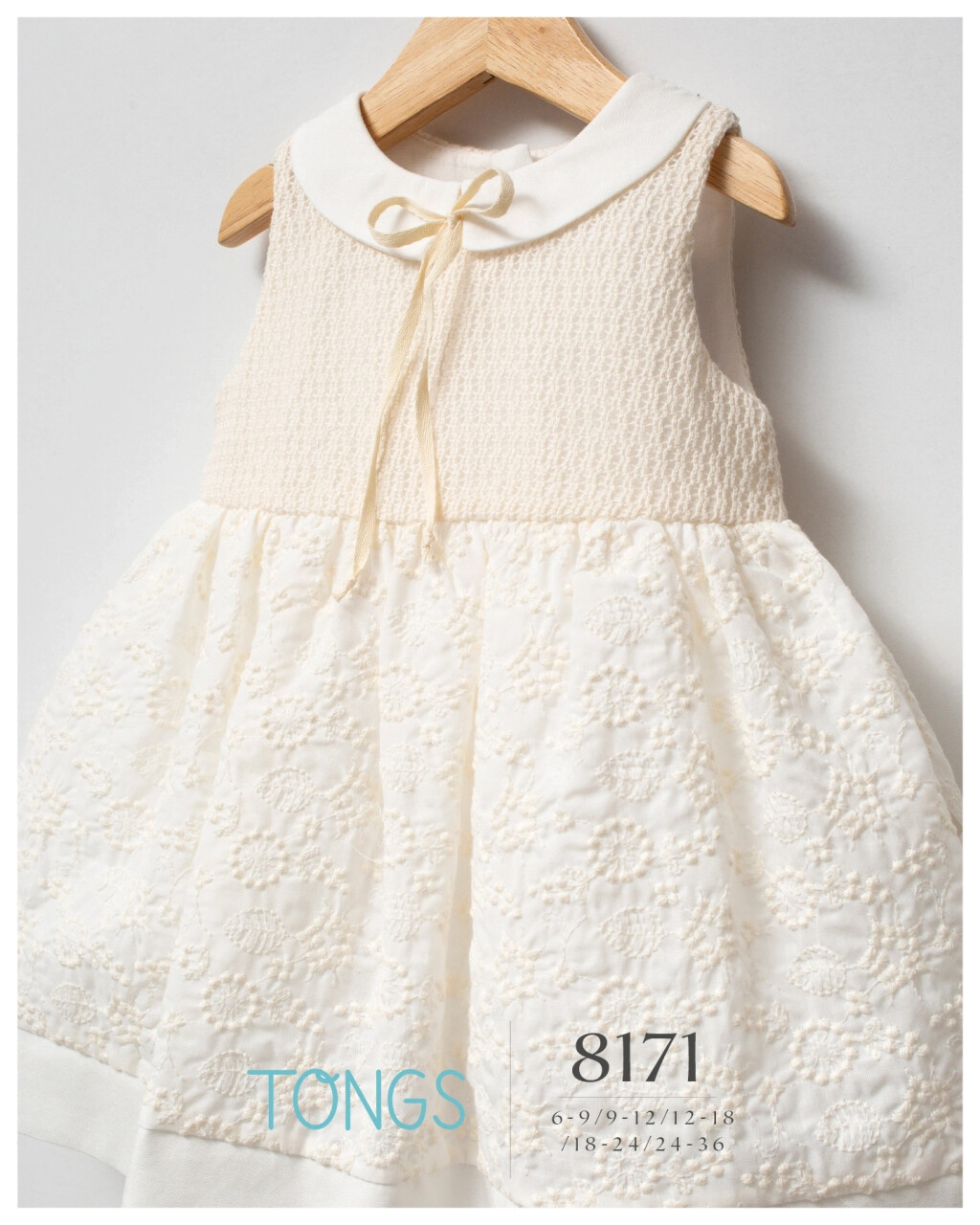 Tongs Brode Elbise 8171 Ekru - 2