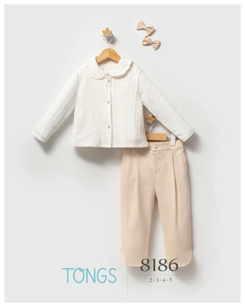 Tongs Üçlü Takım 8186 Bej - Tongs Baby