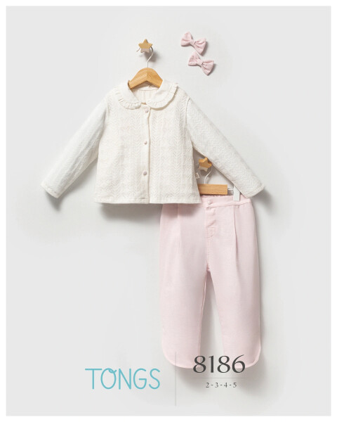 Tongs Üçlü Takım 8186 Pembe - Tongs Baby